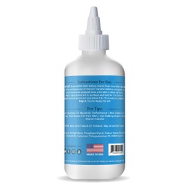 Essential Values Tattoo Transfer Gel Solution (8 fl oz) Stencil Gel For Sharp, Dark & Clean Stencils - Transfer Liquid Designed To Last All Day