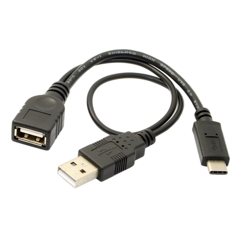 Cablecc USB-C Type-C USB 3.1 to USB 2.0 Female OTG