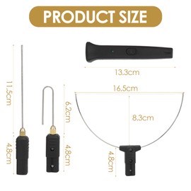 Hot Wire Cutter, 10cm Electric Cutter Styro Foam Polystyrene Cutting Machine Crafts Ergonomical Cutting Tool Hand Made Tools for Sponge Foam(US Plug)