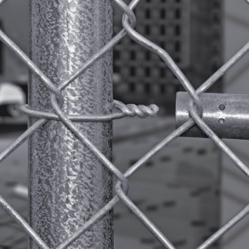 2-3/8" 9 Gauge Preformed Chain Link Fence Twist Tie Wire