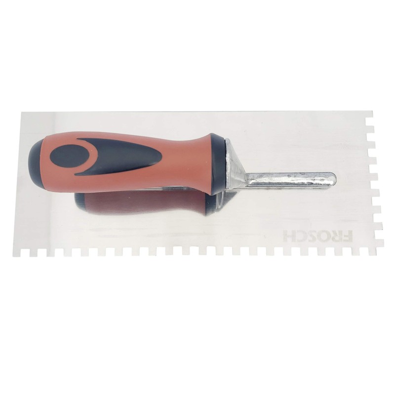 Frosch Stainless Steel V-Notch Tile Trowel (1/4")