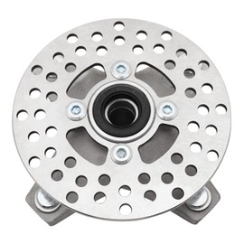 Front Wheel Hub & Brake Rotor Assy for Yamaha Banshee Warrior Raptor 350 250 125 Blaster 200