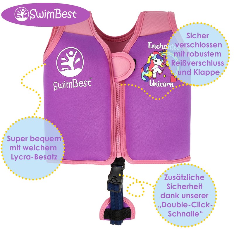 SwimBest Life Jacket / Buoyancy Aid with Safety Belt and
