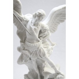 Vittoria Collection 16 Inch Saint St Michael Archangel Italian Statue Sculpture Figurine Guardian Angel Protector Protection Made in Italy Indoor Outdoor