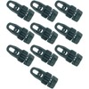 10 x Holdon® MIDI Clip Black – Clamp Mounting Eyelet