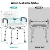 PETKABOO 360 Degree Shower Chair Swivel,Portable Seat with Armrests and