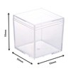 Gift Box Transparent Acrylic Candy Box Cube Case Plastic Portion