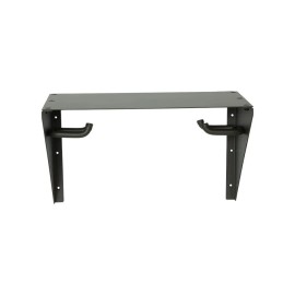 Banded Gear Shelf – Rugged Storage with Hooks for Blind Organization