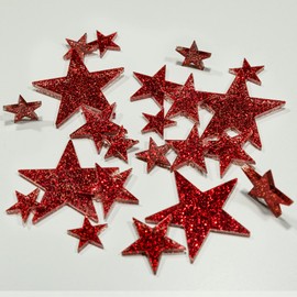 Vase Pearlfection 2 Packs Floating Stars Glitter Red-Fills 2 Gallons of Transparent Gels for Floating Effect-with Measured Floating Gels Prep Bags for Best Results!