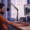 Blue Yeti Microphone Stand with Foam Cover - Suspension Boom