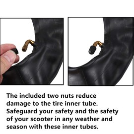 2Pcs 70/65-6.5 Inner Tube Tire Tube for Electric Scooter, for Electric Scooter 10 Inch Tires-Inner Tube (2PCS-Black)