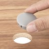 Sourcing Map 32PCS 6mm(1/4") Light Gray Plastic Hole Plugs, Flush