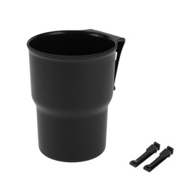 RATCHROLL 1 Pcs Universal Car Trash Can Hanging 3.9" Width 4.7" Height Trash Bin Black Plastic