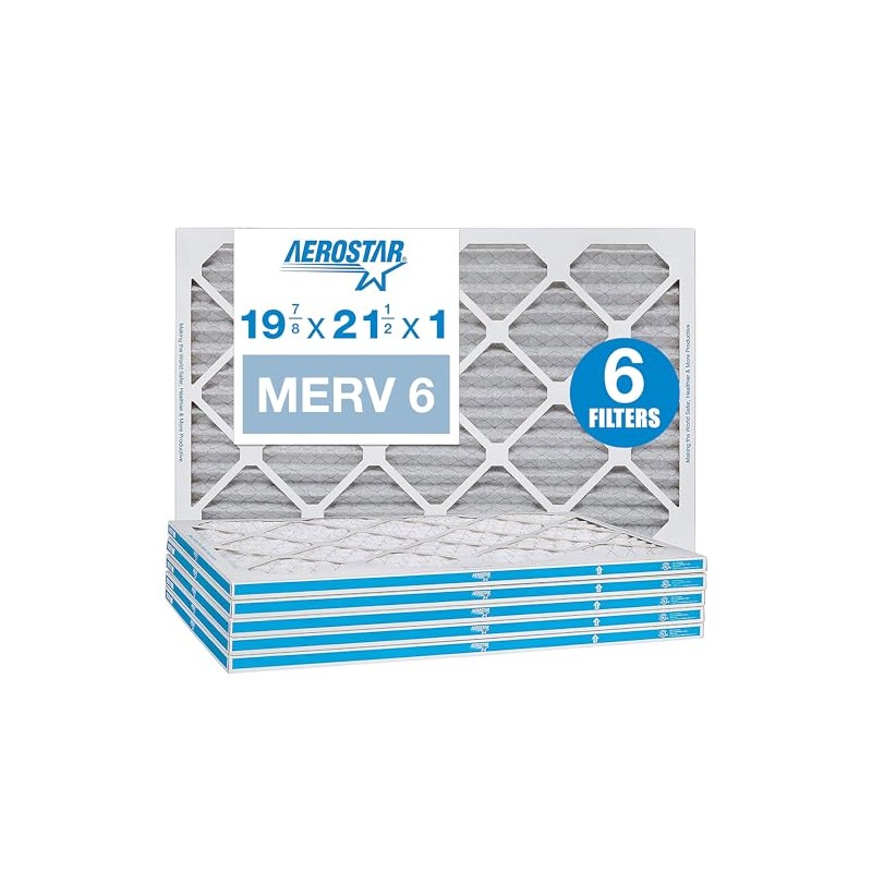 Aerostar 19 7/8 x 21 1/2 x 1 MERV 6
