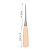 Leather Scraper Awl, 10 Piece Awl with Wooden Handle for