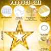Aurelema Large Star Light Up Decoration 4ft Light up Star