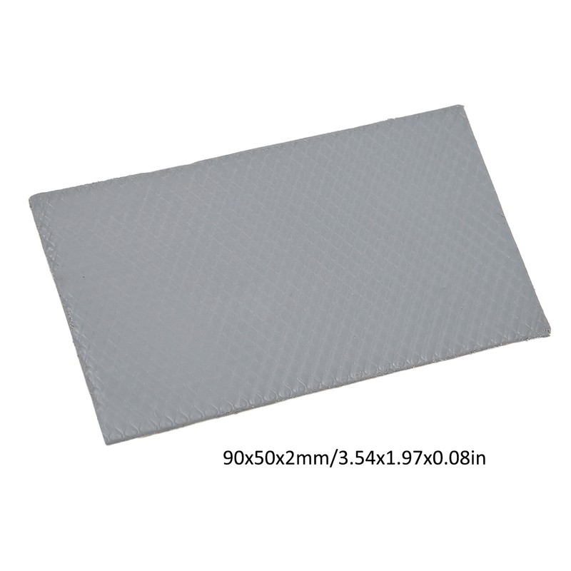Thermal Pad 15W/mK Silicone Material 3.2g/cm Density Harmless 90x50mm Thermal