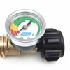 Propane Tank Gauge Adapter Level Indicator Universal Brass Fittings Convert