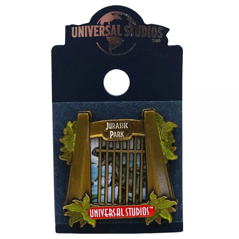 Universal Studios Jurassic Park T-Rex Gate Slider Pin