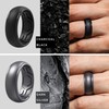 ThunderFit Silicone Rings for Men, Breathable Edition Step Edge Rubber