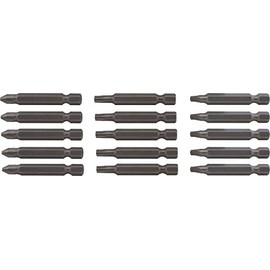 CRAFTSMAN 2-in Phillips, Square/Robertson Torx Screwdriving Drill Bit Set (15 pc)(CMAF122MIX15)
