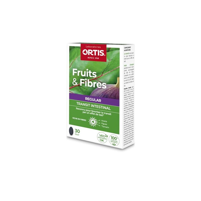 Ortis Frutta&Fibre Classico Integratore Transito Intestinale 30 Compresse
