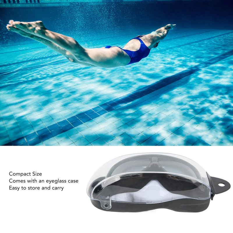 Swimming Goggles Prevent Fog UV Protection Wide View Diving Glasses