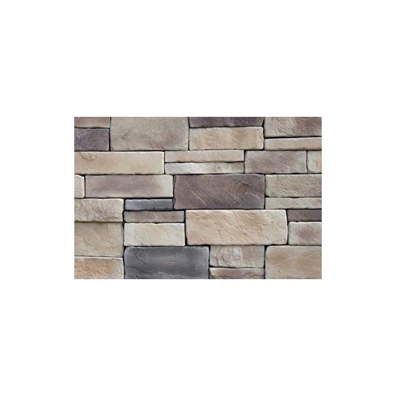 Veneer Stone Rubber Mold for Concrete or Plaster, EZ Stack