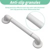 Bathroom Grab Handles with Non-Slip Handle and Luminous Safety Circles,