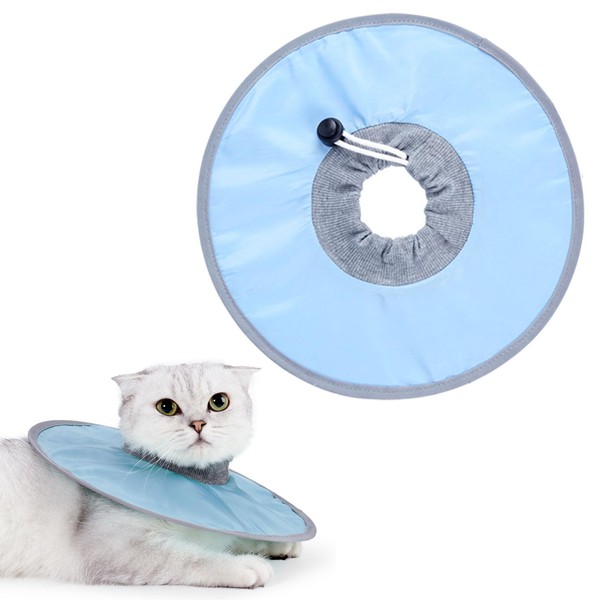NIYATA Elizabethan Collar for Cats, Anti-Scratch Soft and Adjustable Cat
