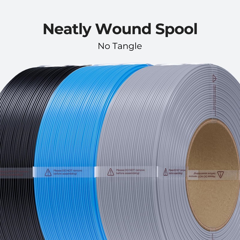 Creality PETG Filament Refill 1.75mm 1KG, No-Spool for Bambu Lab