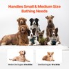 VEVOR Foldable Dog Bathtub Elevated Grey Shower Station for Small