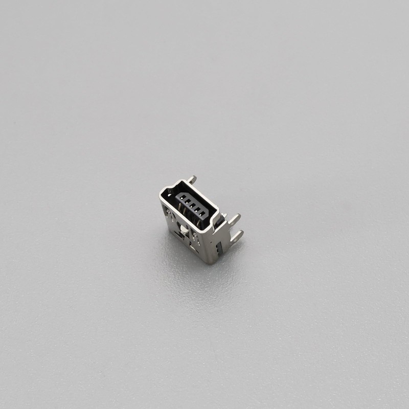 YINETTECH 5pcs Microphone Charging Port Mini USB 5 Pin 4