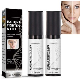 Instant Face Lift Cream, Instant Face Lift Serum,Hyaluronic Acid Serum For Face,Skin Tightening Cream for Face Facial Skin Care,Vitamin C Face Serum, For Firming, Lifting, And Anti-Aging