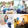 Clip on Fan 65 Hours Portable Desk Fan Rechargeable with