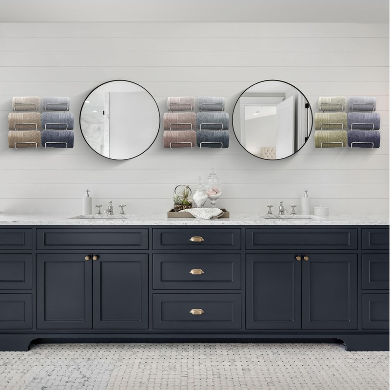 Sorbus Towel Holder for Bathroom Wall - 6 Level Wall