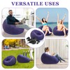 Realspring 2 Pcs Bean Bag Chairs for Adults Kids Inflatable