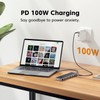 USB C 12in1 Docking Station, Station mit 2*DP Dual 4K@60Hz