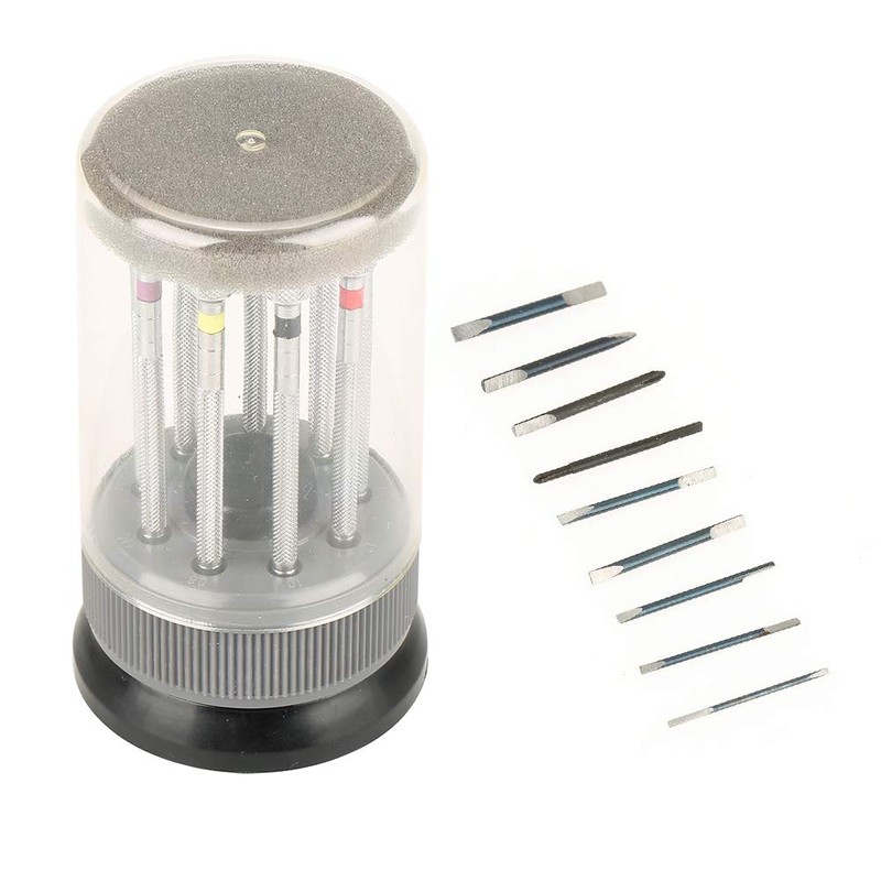 Professional Screwdriver Kit, New 9 Piece Precision Watch Slotted Screwdriver