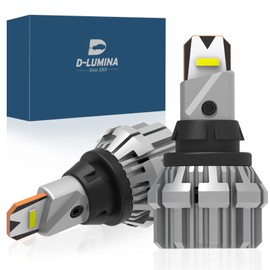 D-Lumina 912 921 LED Bulbs for Backup Reverse Light, 5600 Lumens 21W 2-SMD CSP Chips T15 906 W16W LED Bulb For Car Truck Reverse Back Up Light, Canbus Error Free, Plug ＆ Play, 6000K White (Pack of 2)