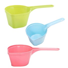 BueRallan 3PCS Dog Food Scoop, 1 Cup Dog Food Scoop for Water or food Plastic Pet Food Scoop Dogs Cats Birds and Rabbits