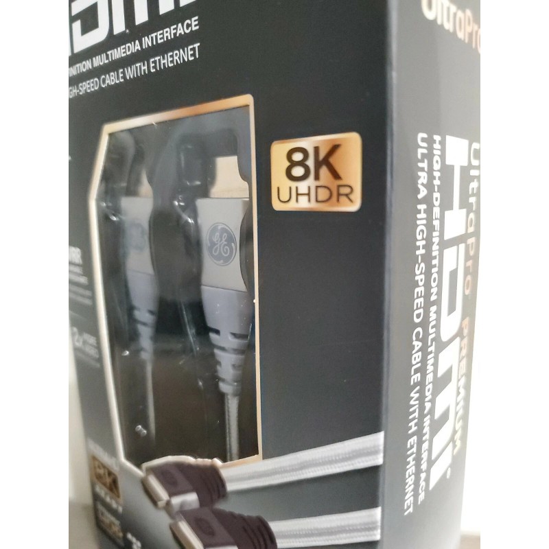 GE Gold Plated HDMI Cable 8K UHDR Ultra High-Speed 8