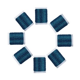 Namvo Bow Twine 110M Heavy Duty Nylon Serving Cord and Rope for Archery Outdoor Sports (Blue and Black)