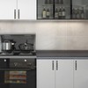 KOMOTIA 10 Pack 5 Inch Cabinet Pulls knurled Matte Black