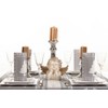 Sovie Home Linclass® Airlaid White Tree Napkin in Silver Christmas