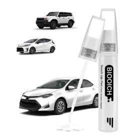 Super White/Ice Cap 040 Touch Up Paint Pen for Toyota Exact Color Match Car Chip and Scratch Repair for Toyota RAV4 Camry Corolla Tacoma Highlander 4Runner Tundra Prius Sienna