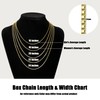 Gacimy Gold Chain Necklace for Women 14K Gold Plated, 2.0mm