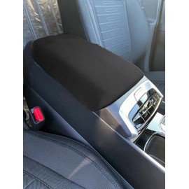 Car Console Covers Plus Hand Made in USA Designed for Hyundai Santa Cruz 2022-2025 Neoprene Auto Armrest Center Console Cover Protector Black