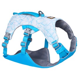 Ruffwear, Swamp Cooler Dog Harness, Lightweight with Evaporative Cooling for Hot Weather, Biolumin Blue, XX-Small