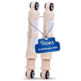 VIOKS 2 x Shock Absorbers 80N Washing Machine Replacement for AEG 132255301/5